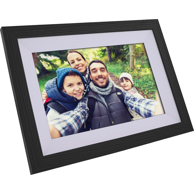 INLINE Digitalni okvir za fotografije 55821H, 25,6 cm 10,1", zaslon osjetljiv na dodir, Wi-Fi, sivi